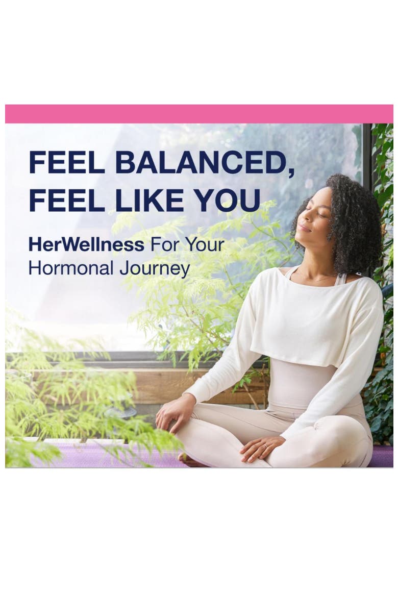 HerWellness Estrovera Plant-Based Menopause Relief Supplement 90 Tablets, Alternate, color, None