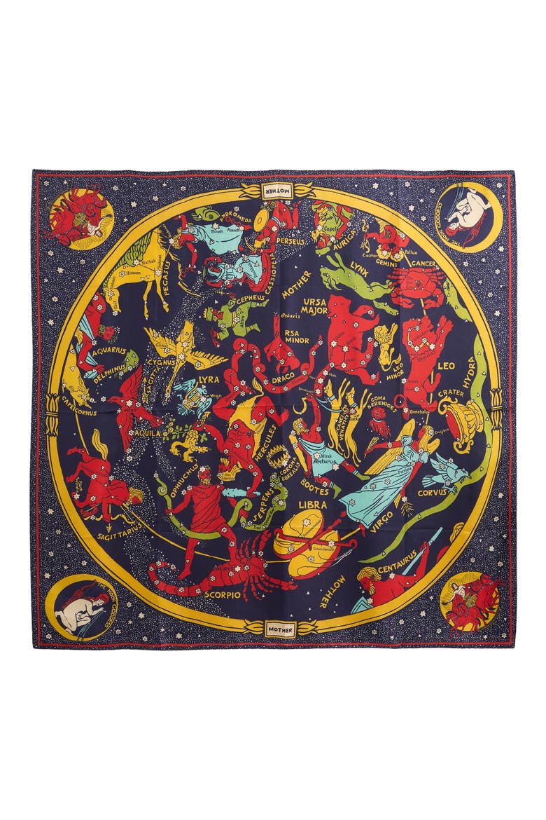 The Scarf It Up Silk Scarf, Main, color, COSMOS