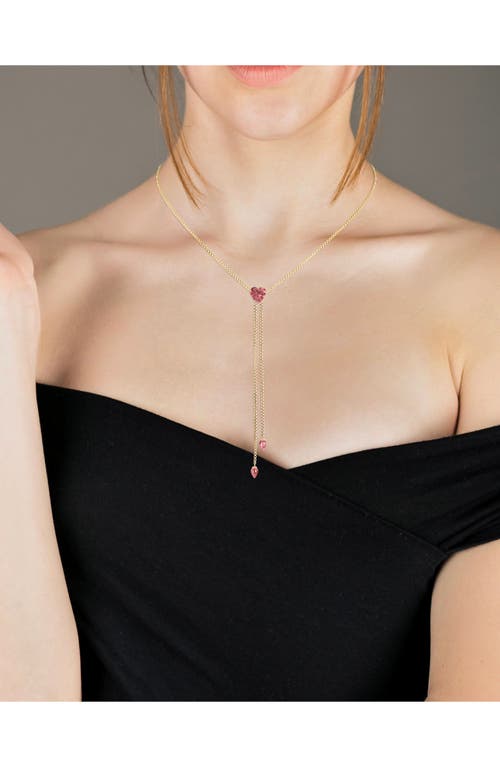 Luvmyjewelry Luv Me Lace Thulite Slide Y-necklace