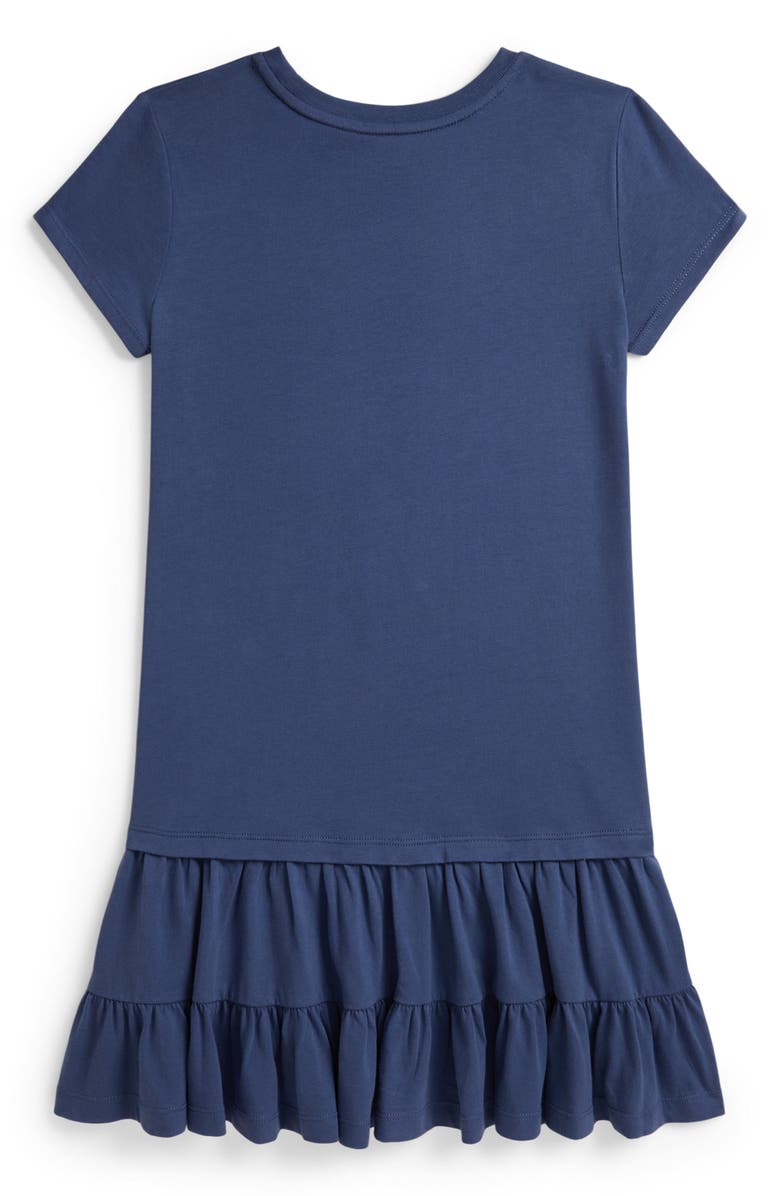Polo Ralph Lauren Kids' Polo Bear Cotton Jersey Dress, Alternate, color, Old Royal