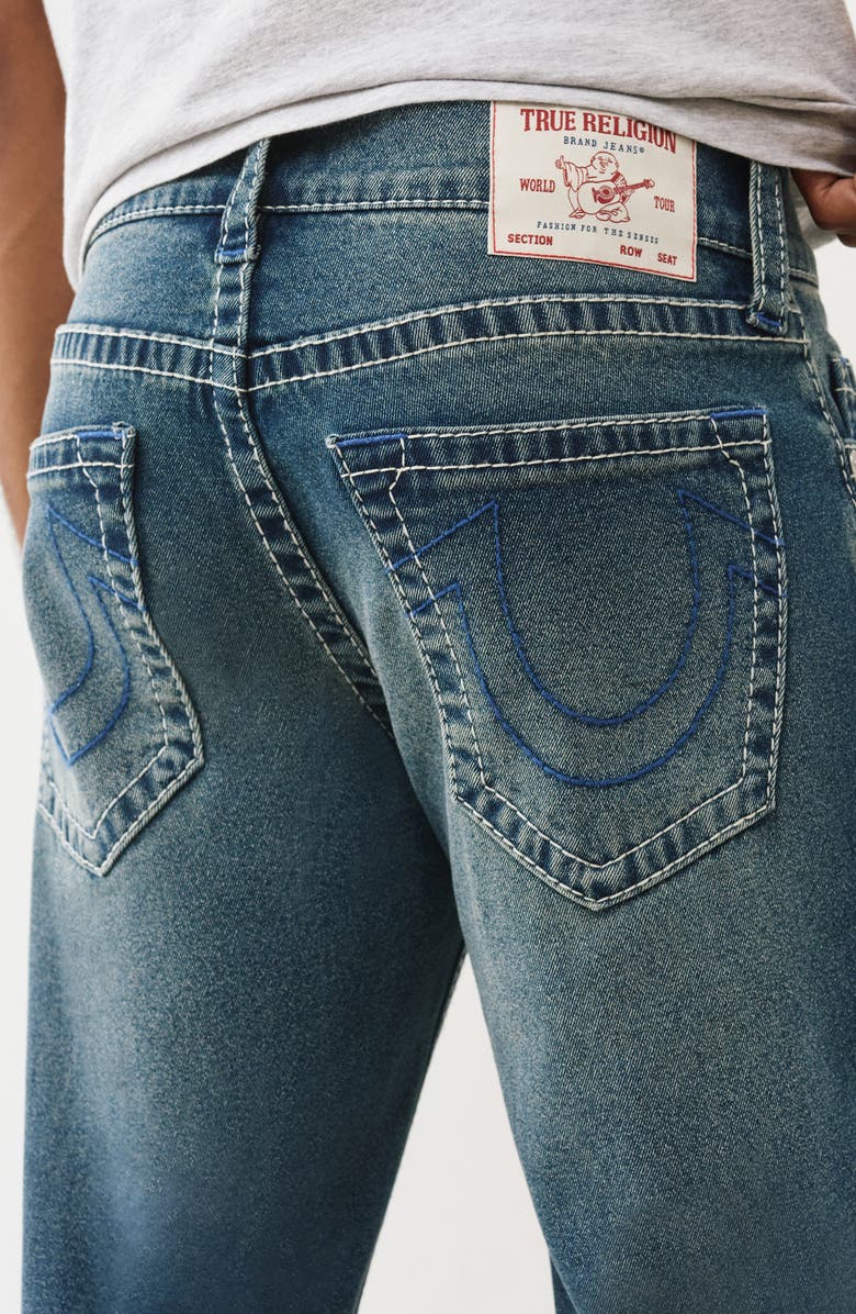 True Religion Ricky Big T Straight Leg Jeans, Alternate, color, Medium Toasted Cinnamon Wash