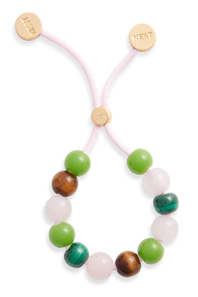 Beaded Cord Bracelet, Main, color, MULTI