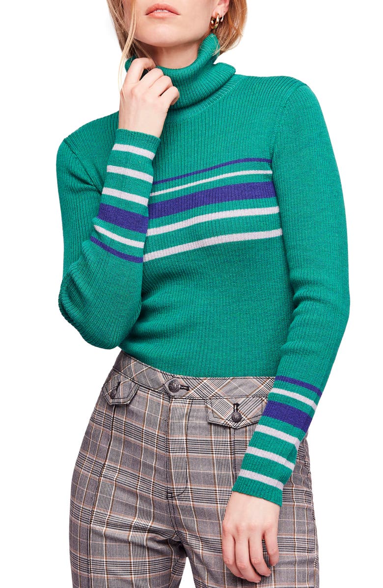 Free People Turtleneck Sweater, Main, color, 
