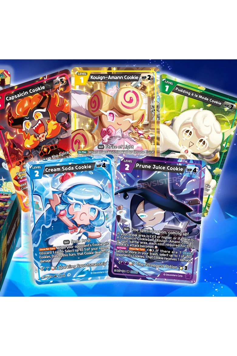 CookieRun Braverse Trading Card Game - Arena of Glory Booster - 4 Pack, Alternate, color, Multicolored