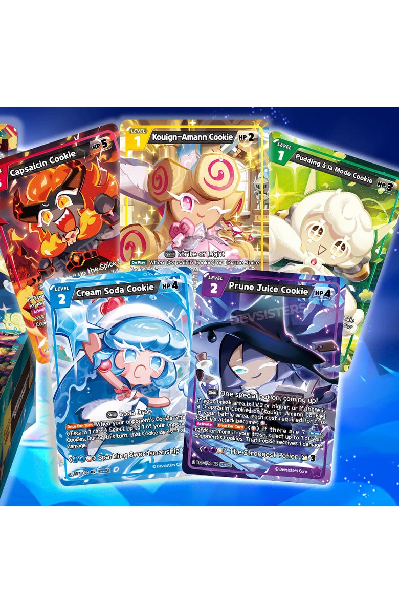 CookieRun: Braverse Trading Card Game CookieRun Braverse Trading Card Game - Arena of Glory Booster - 4 Pack, Alternate, color, Multicolored