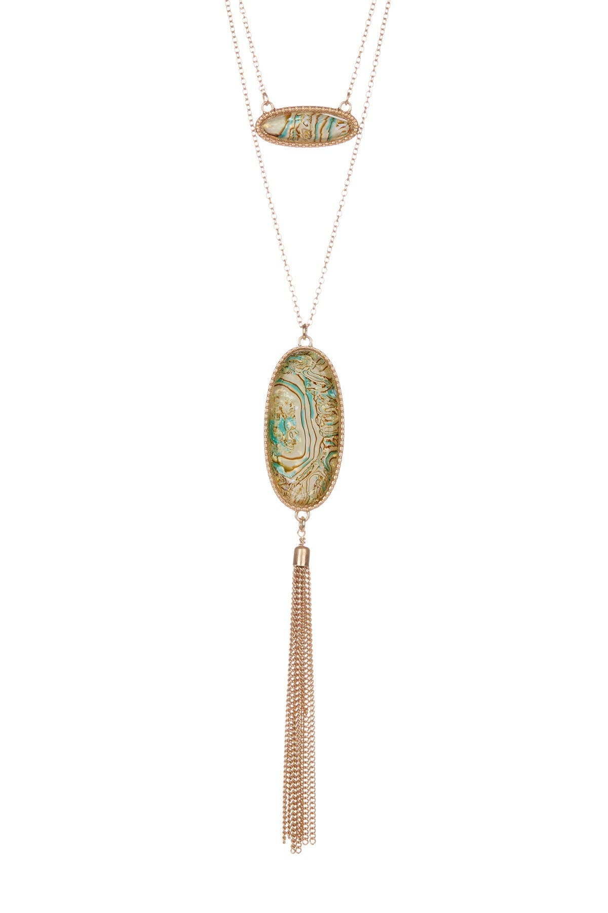 OLIVIA WELLES Swirled Layer Necklace