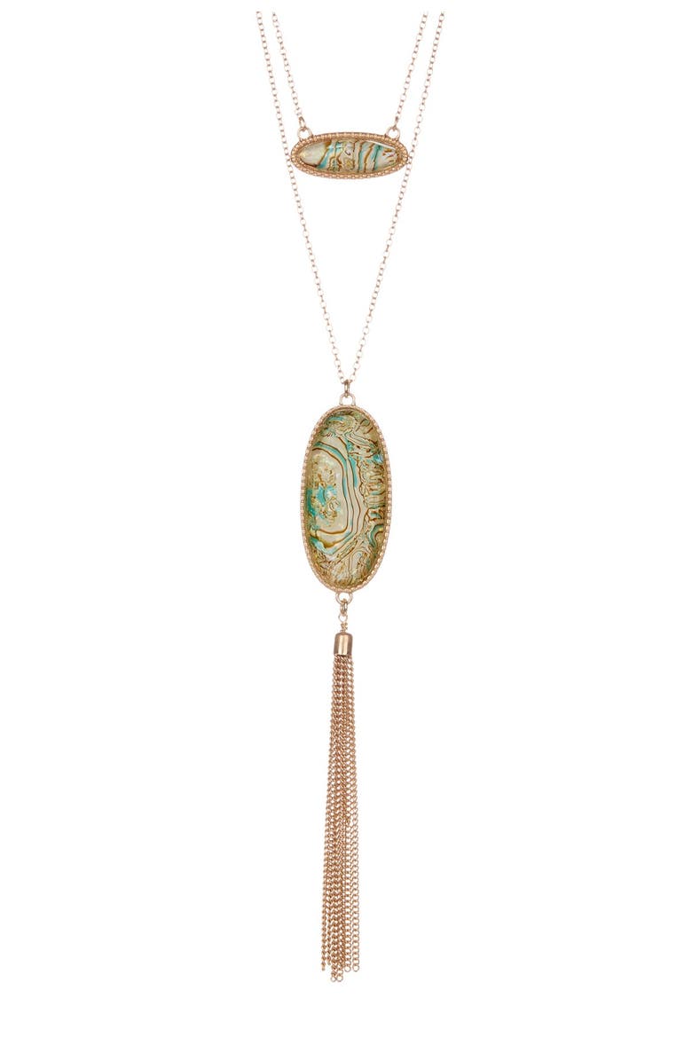 OLIVIA WELLES Swirled Layer Necklace, Main, color,