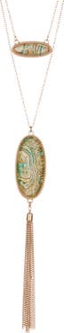OLIVIA WELLES Swirled Layer Necklace