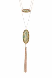 OLIVIA WELLES Swirled Layer Necklace