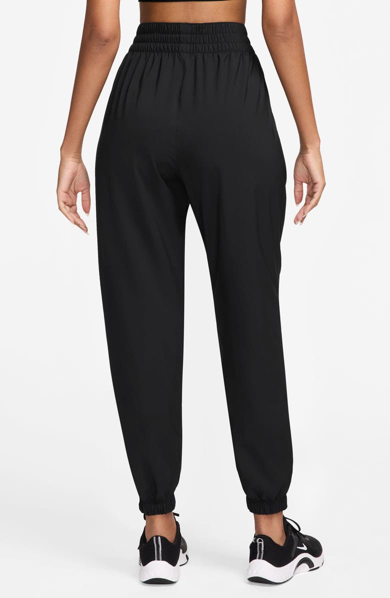 Nike One Dri-FIT High-Waisted 7/8 Joggers, Alternate, color, 010 Black/Black