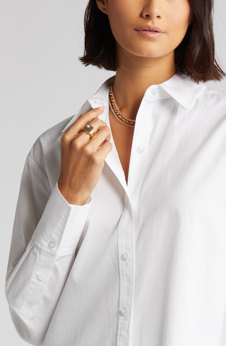 Nordstrom Signature Cotton Poplin Shirt, Alternate, color, 