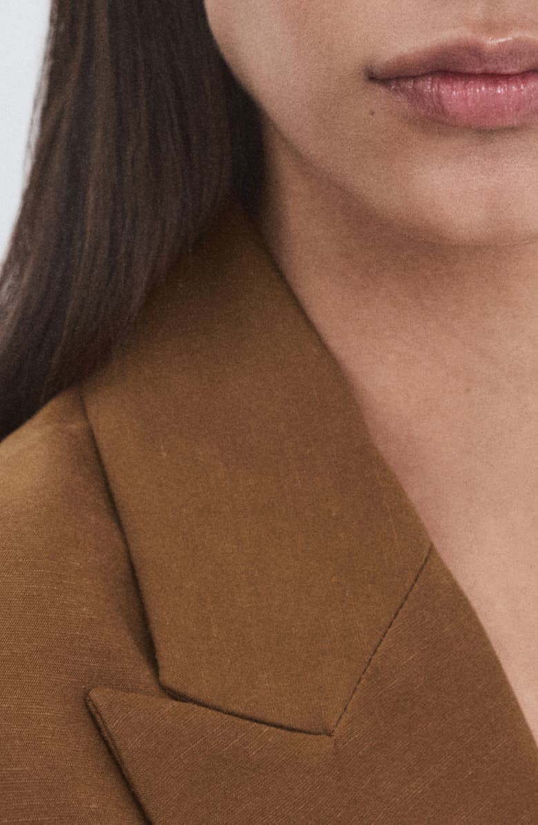 MANGO Double Breasted Blazer, Alternate, color, 