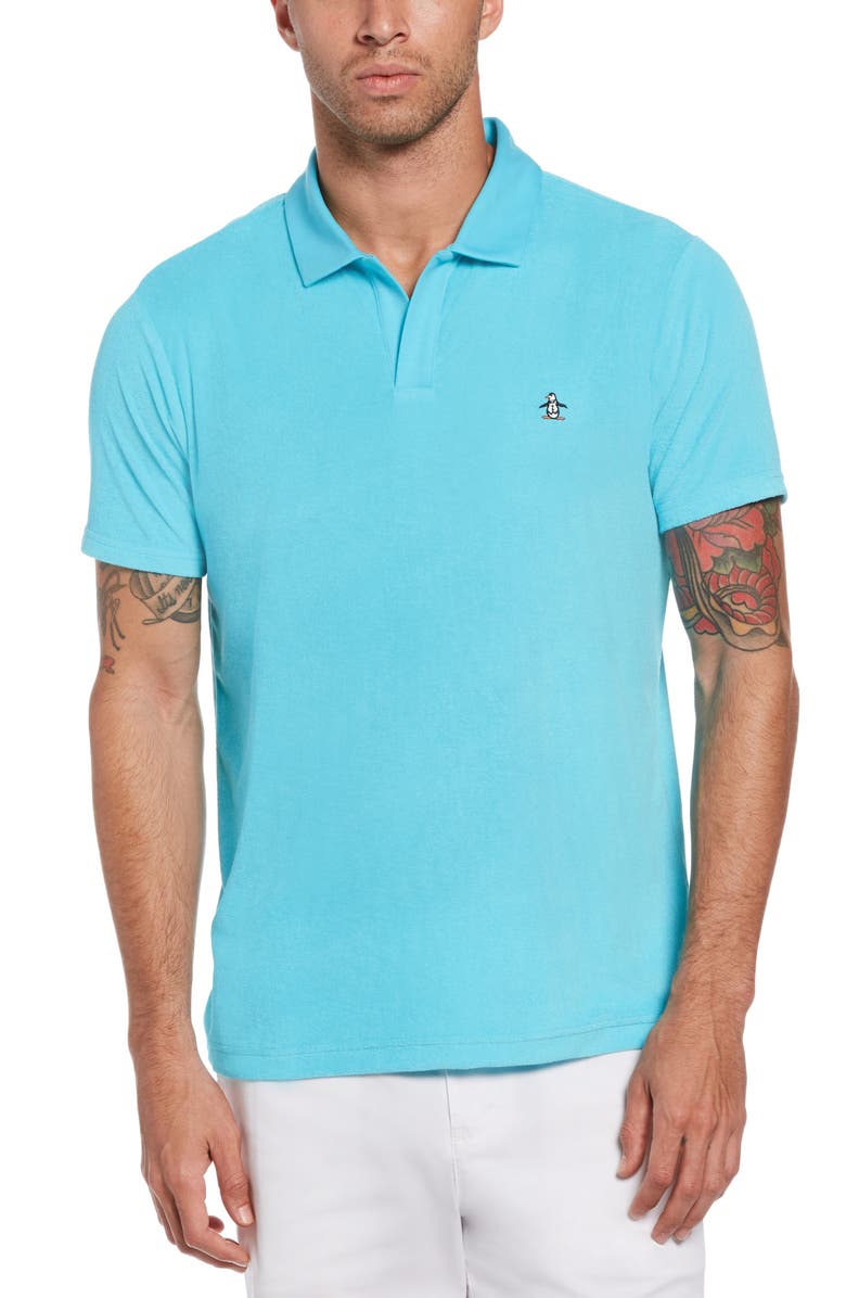 Original Penguin Terry Knit Polo, Main, color,