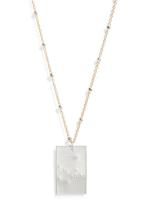 Zodiac Constellation Pendant Necklace