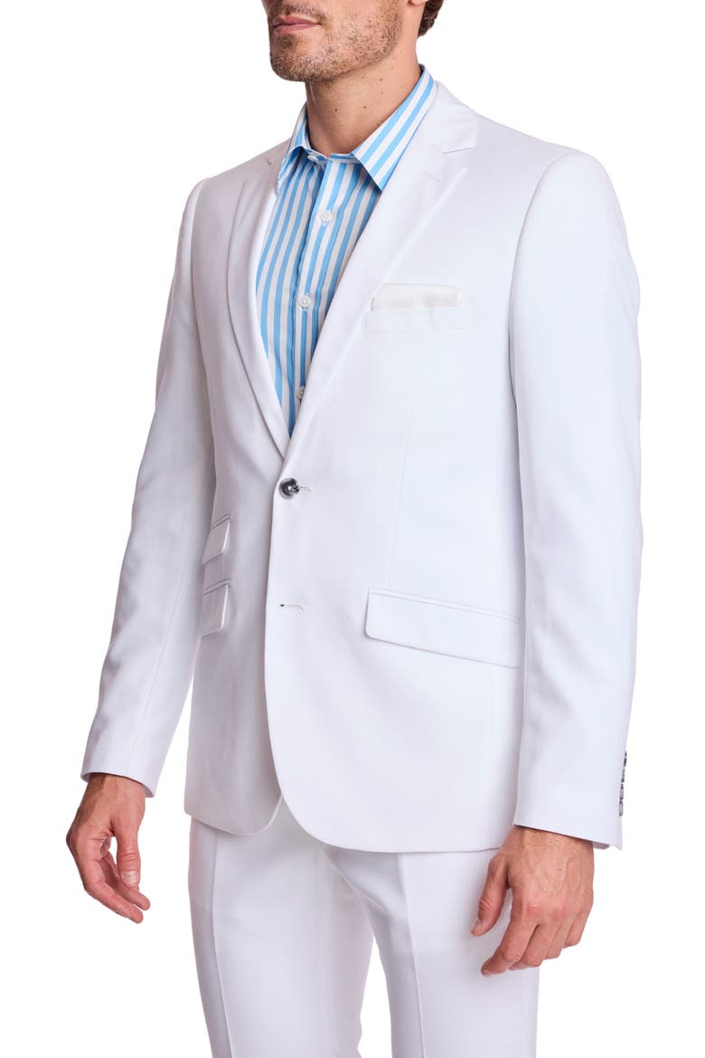 Dover Slim Fit Sport Coat, Alternate, color, WHITE SHARKSKIN