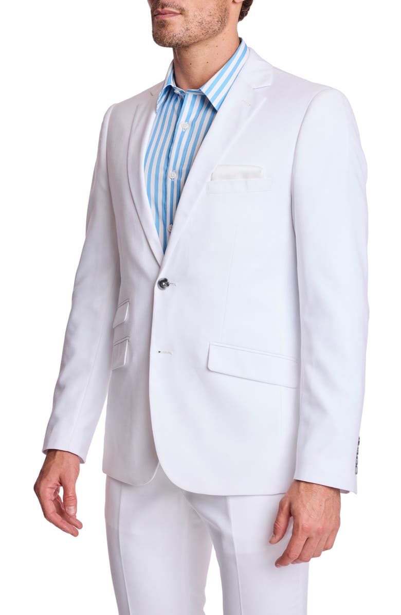 PAISLEY & GRAY Dover Slim Fit Sport Coat, Alternate, color, White Sharkskin