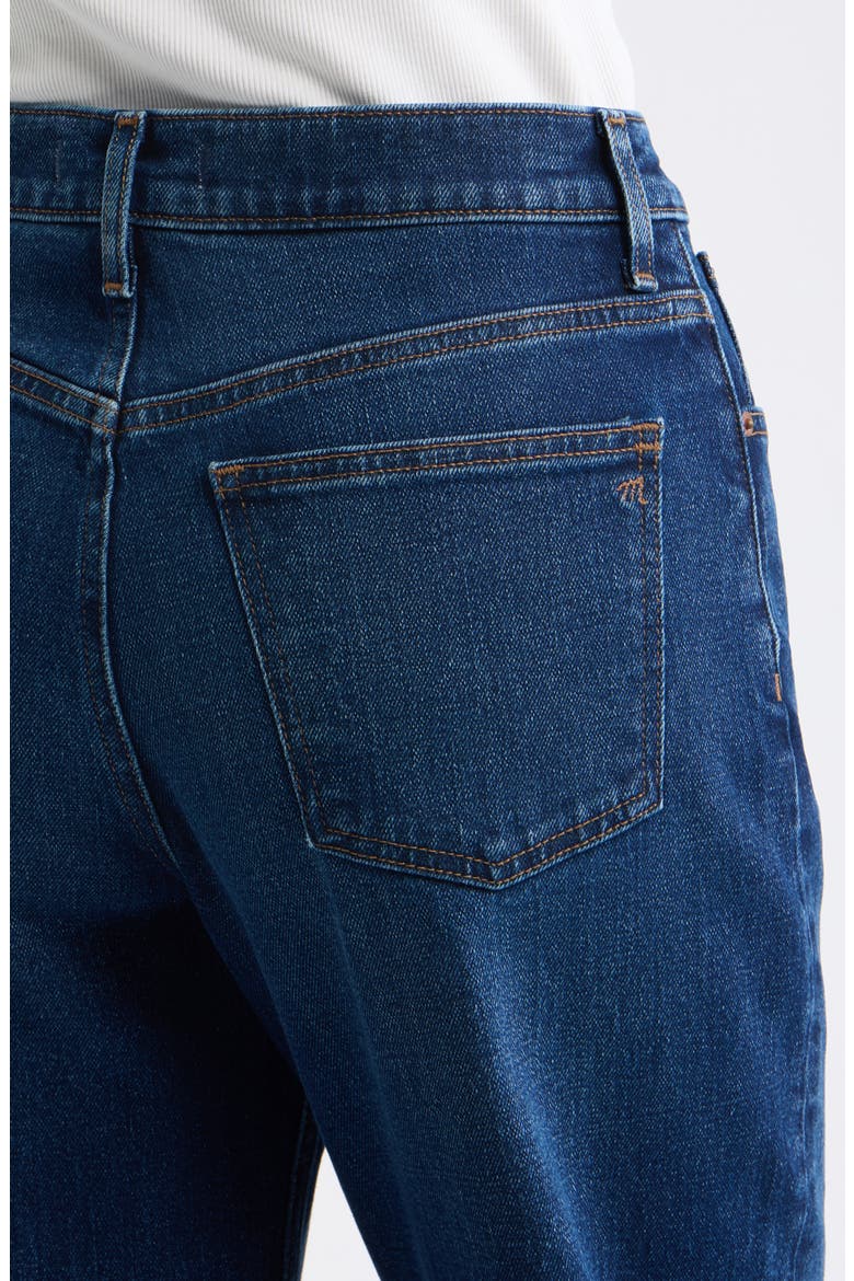 The Short Darted Barrel Leg Jeans, Alternate, color, MIDNIGHT STONE WASH