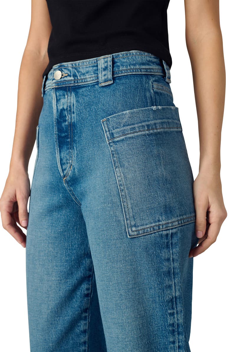 Joe's The Phoebe Patch Pocket Crop Straight Leg Jeans, Alternate, color, Refined