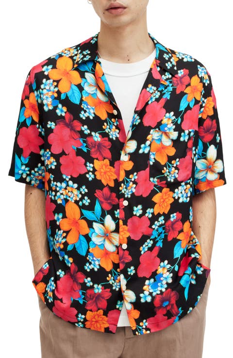Spiros Floral Camp Shirt