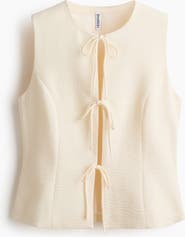 H&M Tie-detail Waistcoat