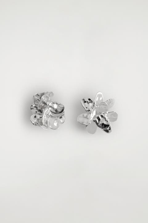 Mismatched Floral Earrings