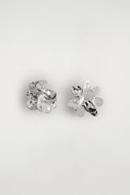 COS Mismatched Floral Earrings