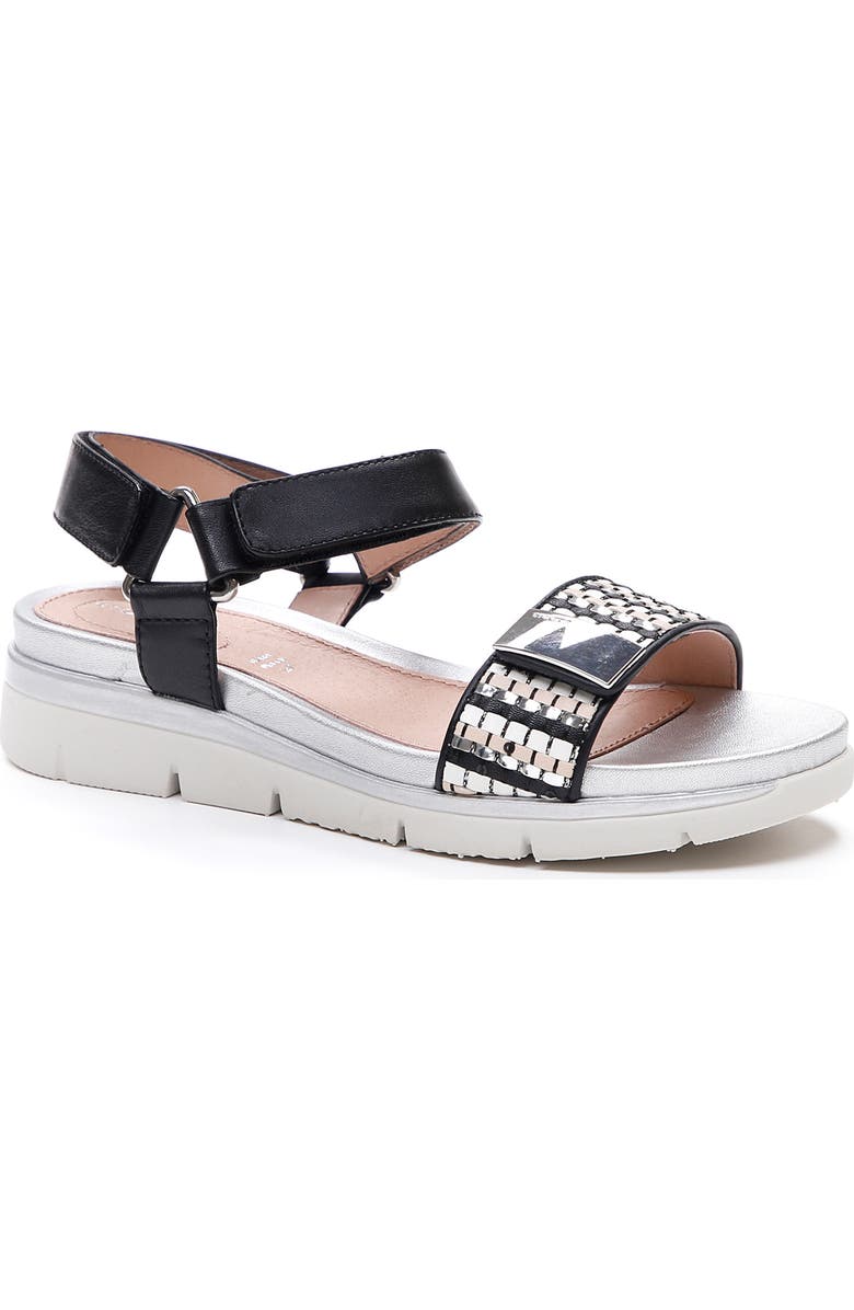 Stonefly Elody Wedge Sandal, Main, color,