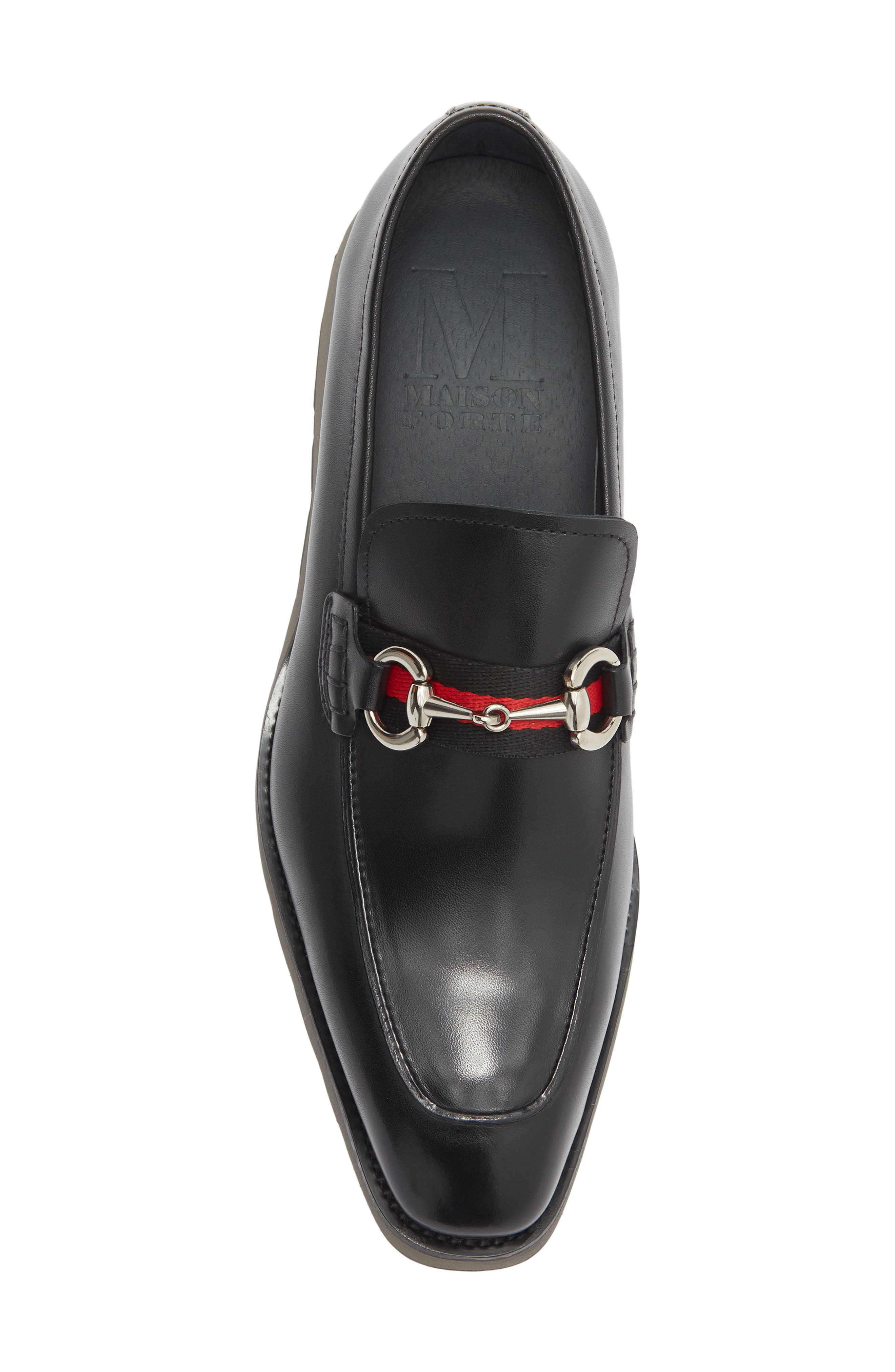 Maison Forte Dominica Hybrid Bit Loafer, Alternate, color, Black