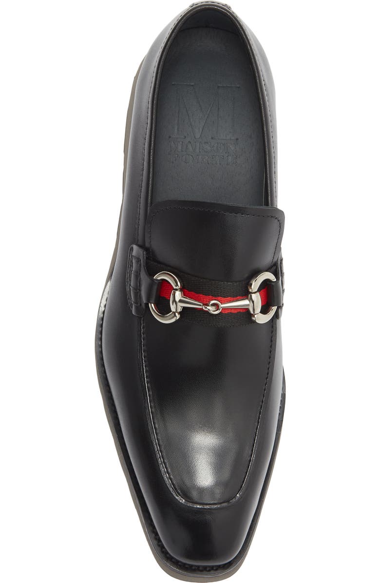 Maison Forte Dominica Hybrid Bit Loafer, Alternate, color, Black