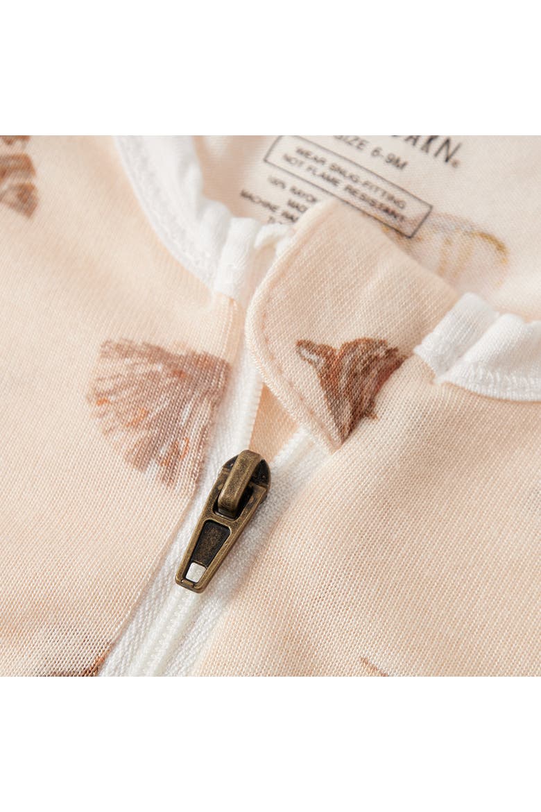 Zipper Pajama, Alternate, color, Seashells