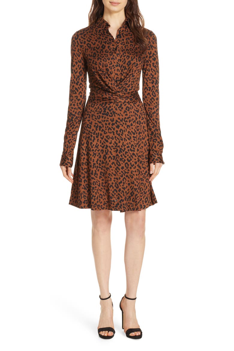 Didi Silk Jersey Dress, Main, color, HEYFORD CO