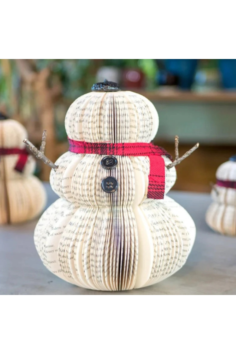 Book Snowman, Alternate, color, Neutral