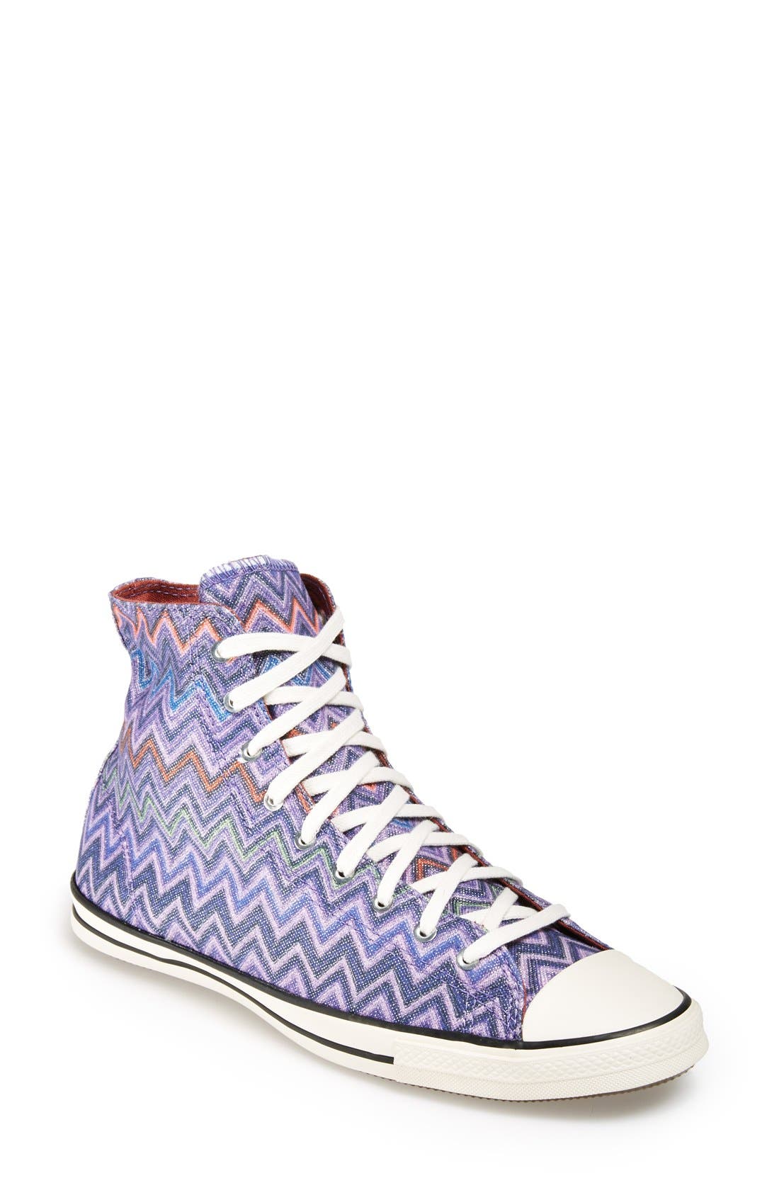 x Missoni Chuck Taylor® All Star® High Top Sneaker, Main, color, HOLLYHOCK