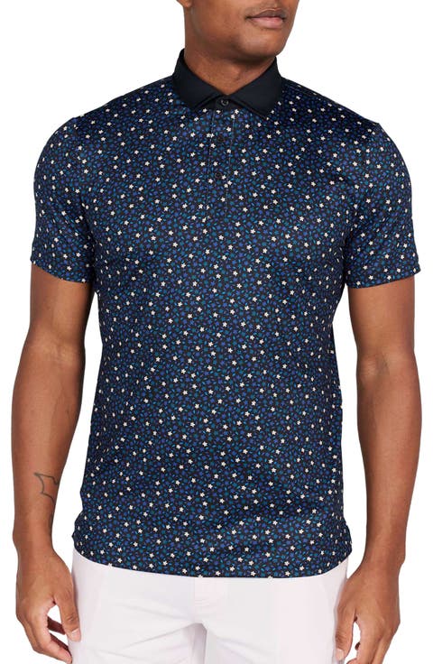 Cameron Floral Performance Golf Polo