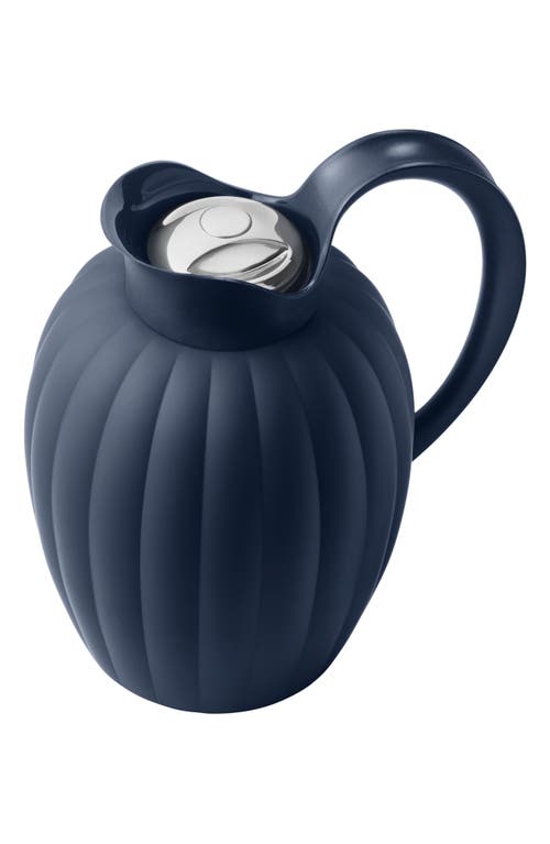 Georg Jensen Bernadotte Thermo Jug In Blue