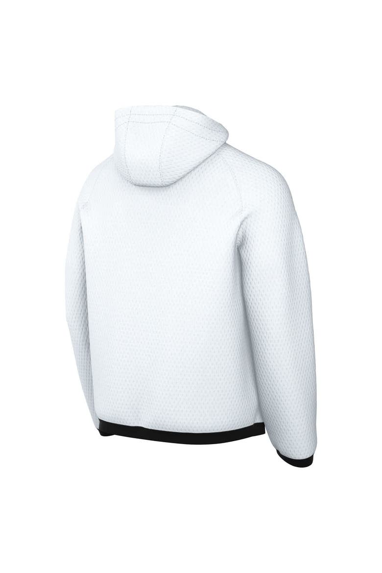 Men's Nike White England National Team 2026 Anthem Mesh Dri-FIT Full-Zip Hooded Jacket, Alternate, color, White