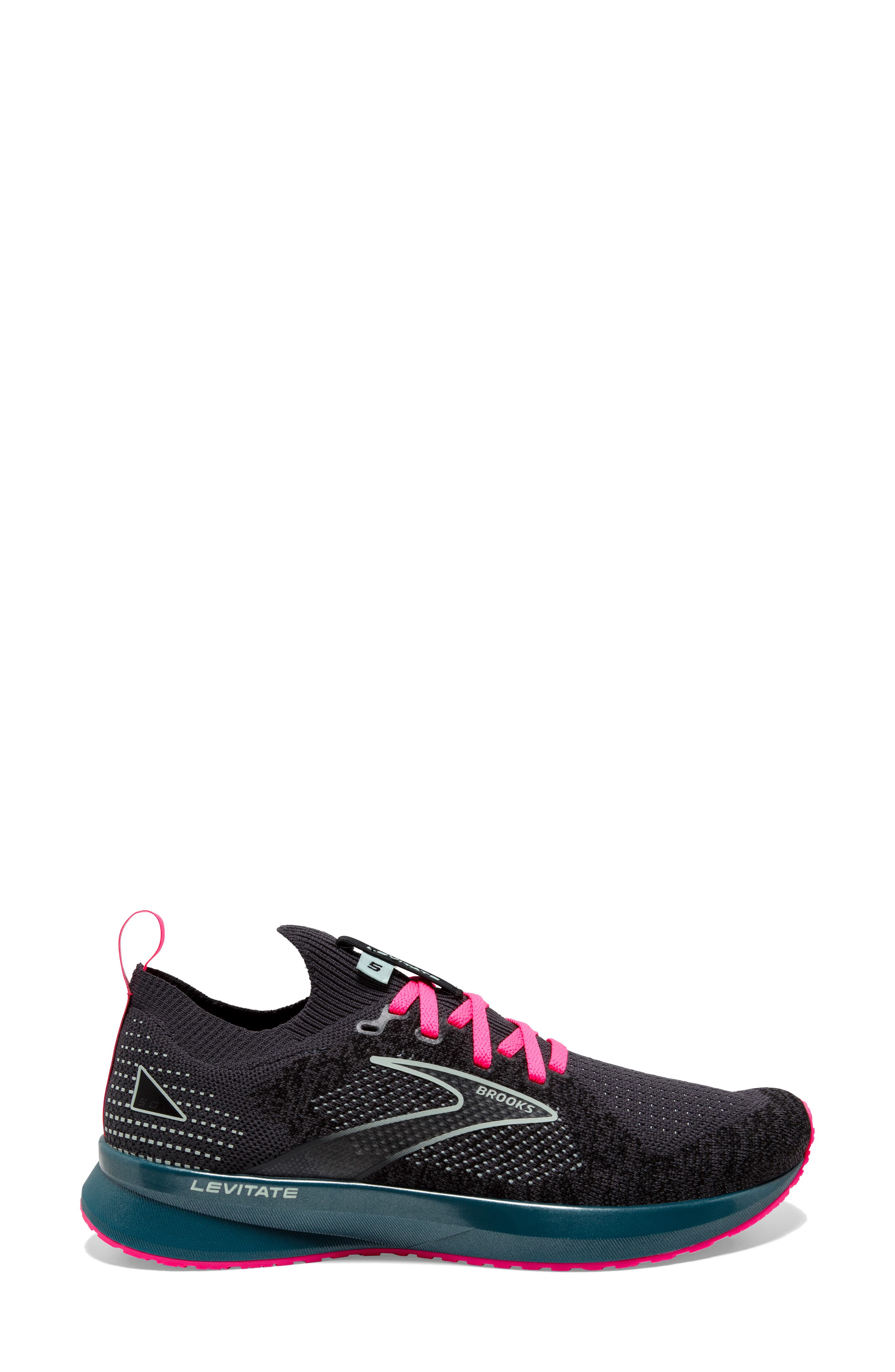 Levitate StealthFit 5 Running Shoe, Alternate, color, BLACK/ BLUE/ PINK