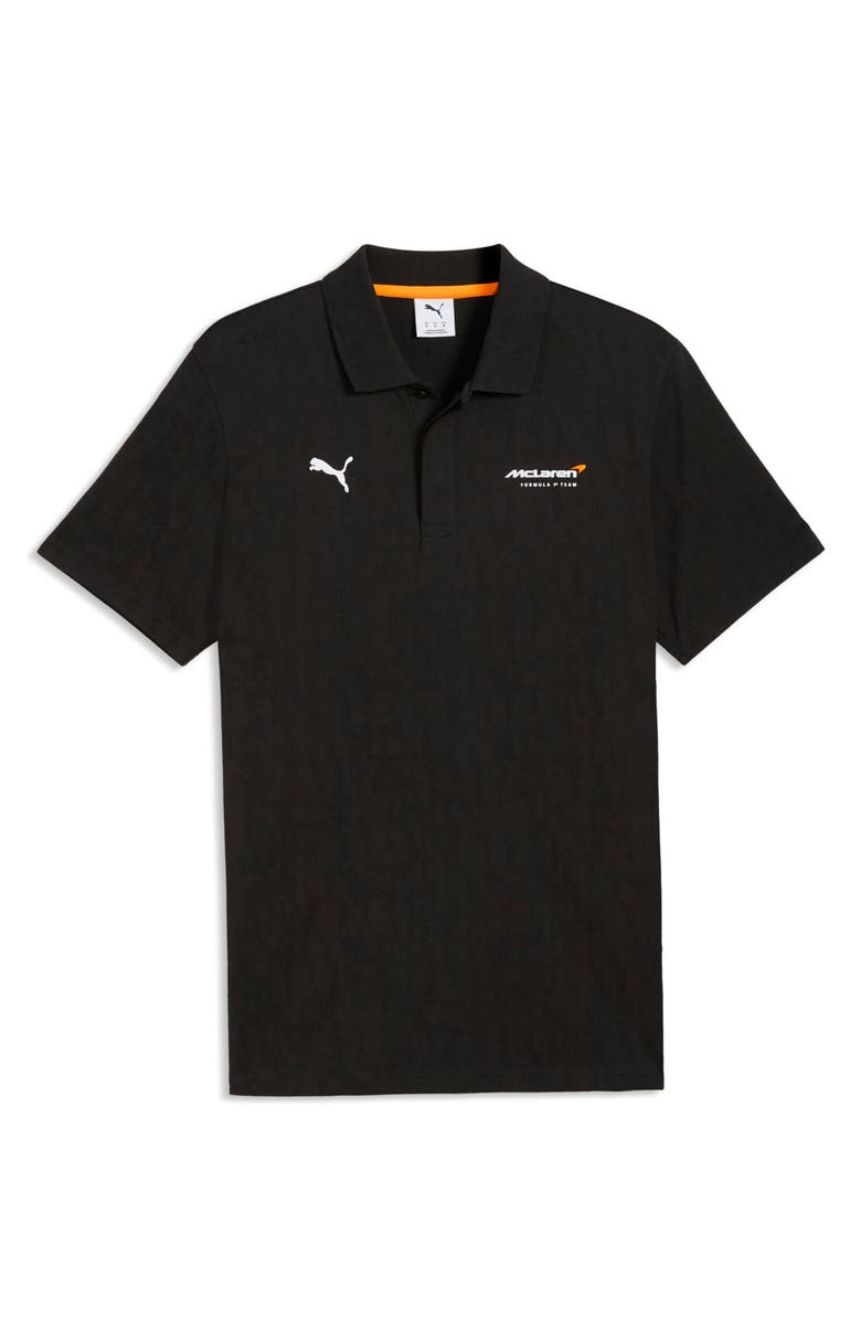 PUMA McLaren Jacquard Logo Polo, Alternate, color, Puma Black