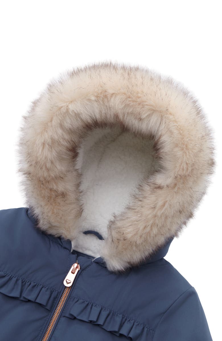 Rokka&Rolla Borg Lining Puffer Coat, Alternate, color, Sapphire Blue