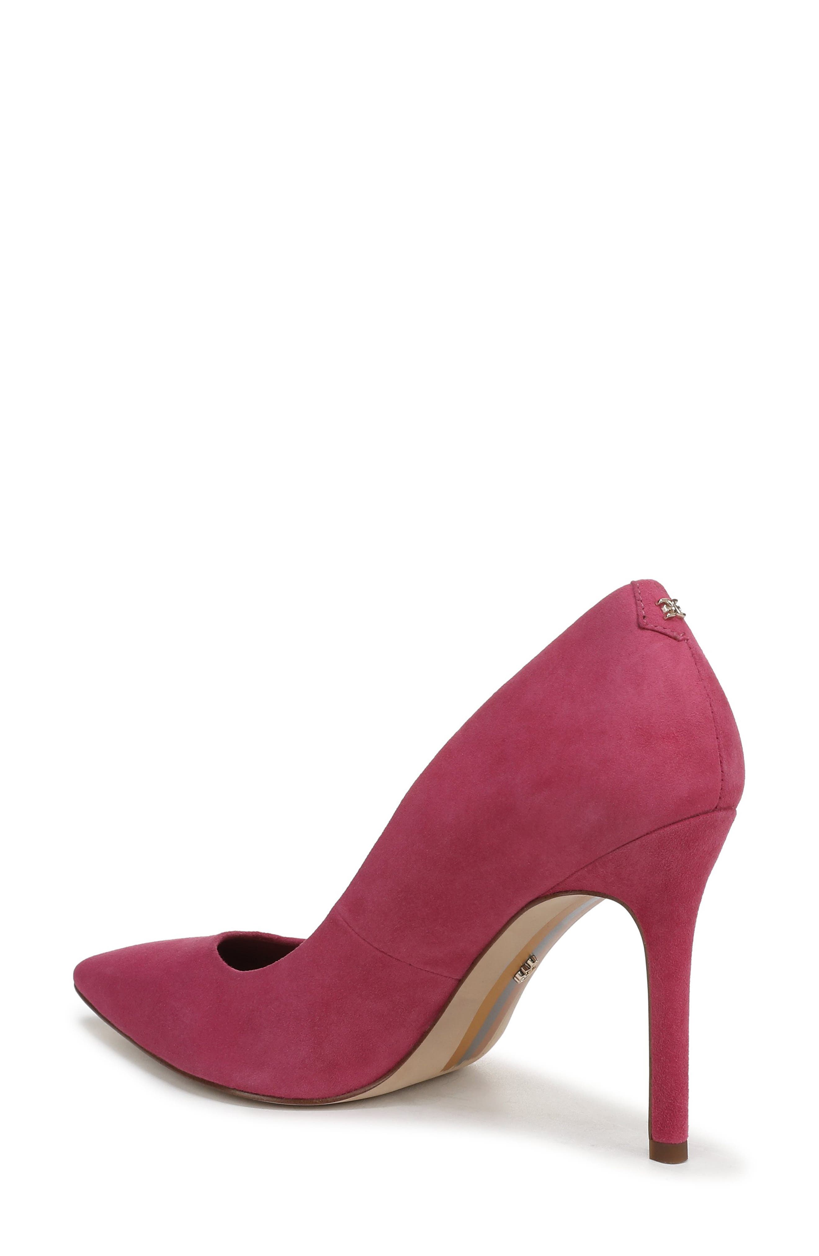 Sam Edelman Hazel Pointed Toe Pump, Alternate, color, Fuchsia Frost