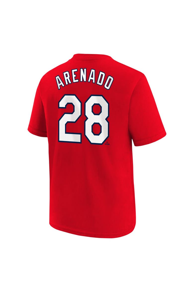 Youth Nike Nolan Arenado Red St. Louis Cardinals Home Player Name & Number T-Shirt, Alternate, color, Red