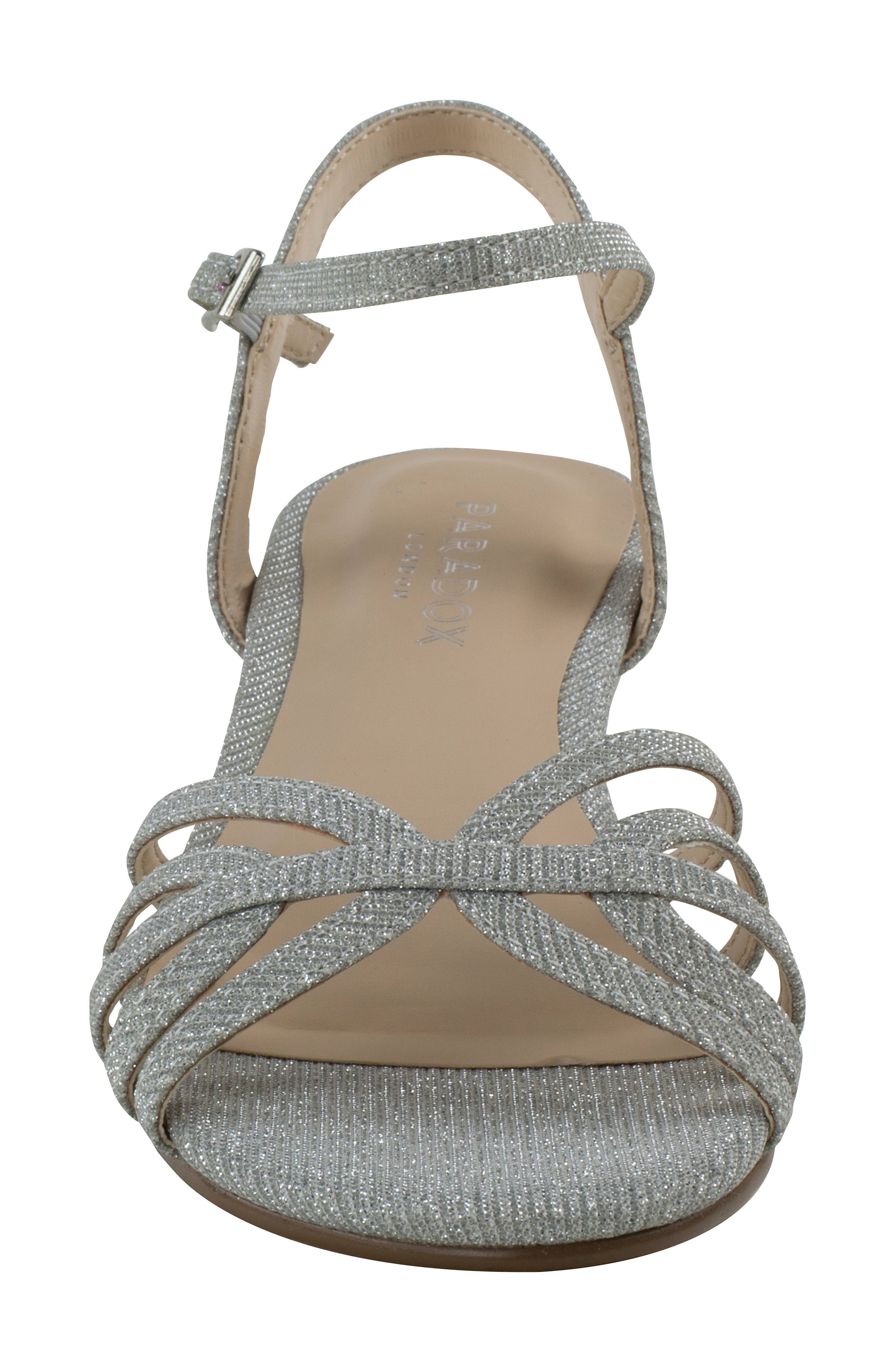 Winslow Glitter Wedge Sandal, Alternate, color, SILVER