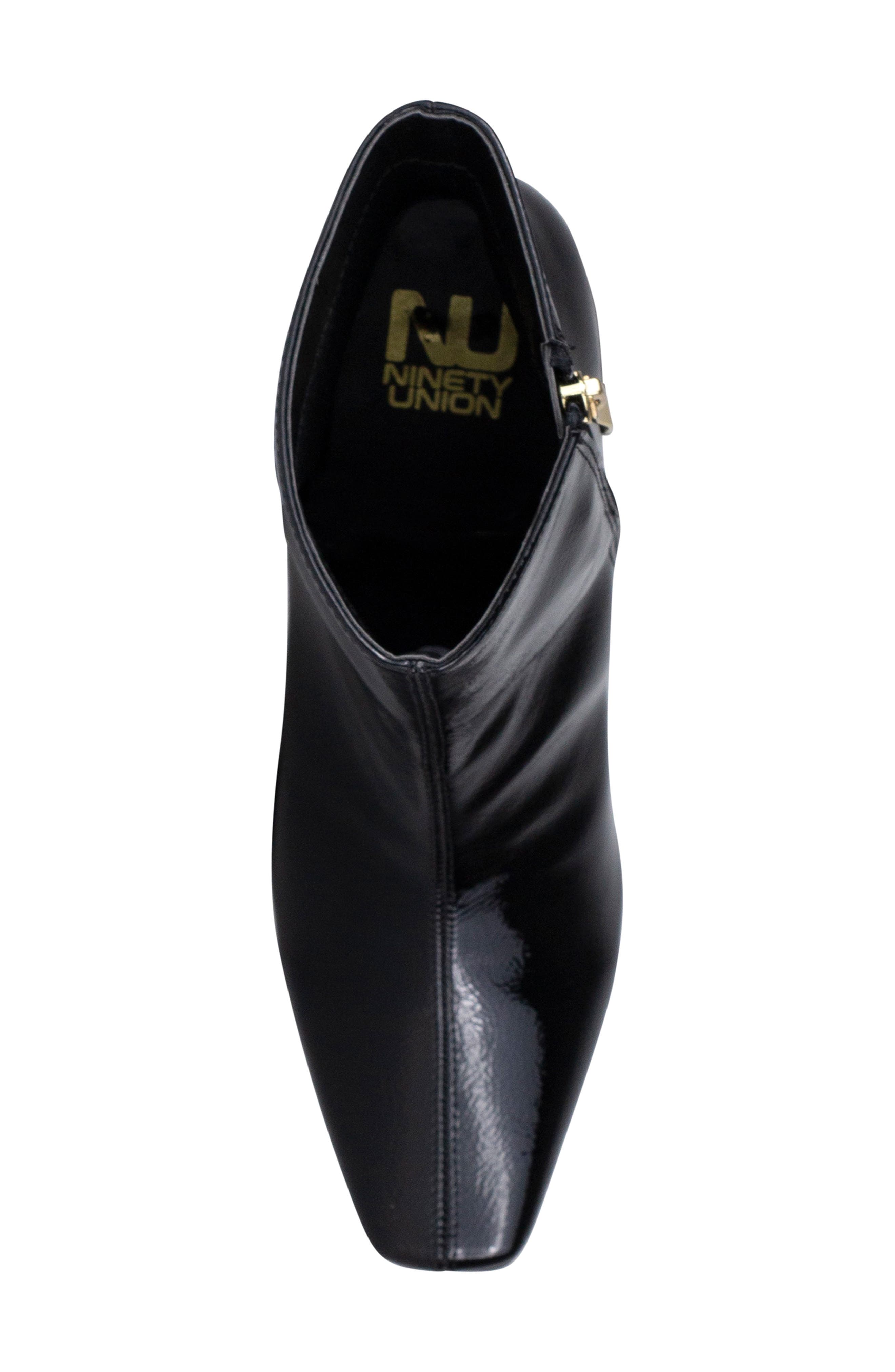 NINETY UNION Napoli Fluted Block Heel Boot, Alternate, color, Black