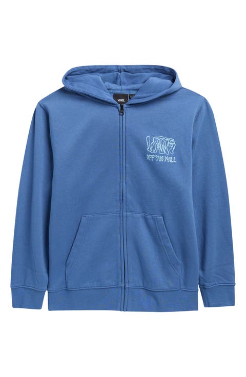 Kids' Rippled Zip Up Hoodie (Big Kid)