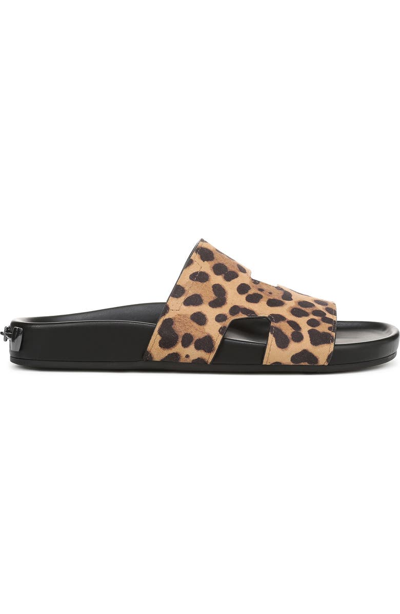 Franco Sarto Britt Leopard Print Slide Sandal, Alternate, color,