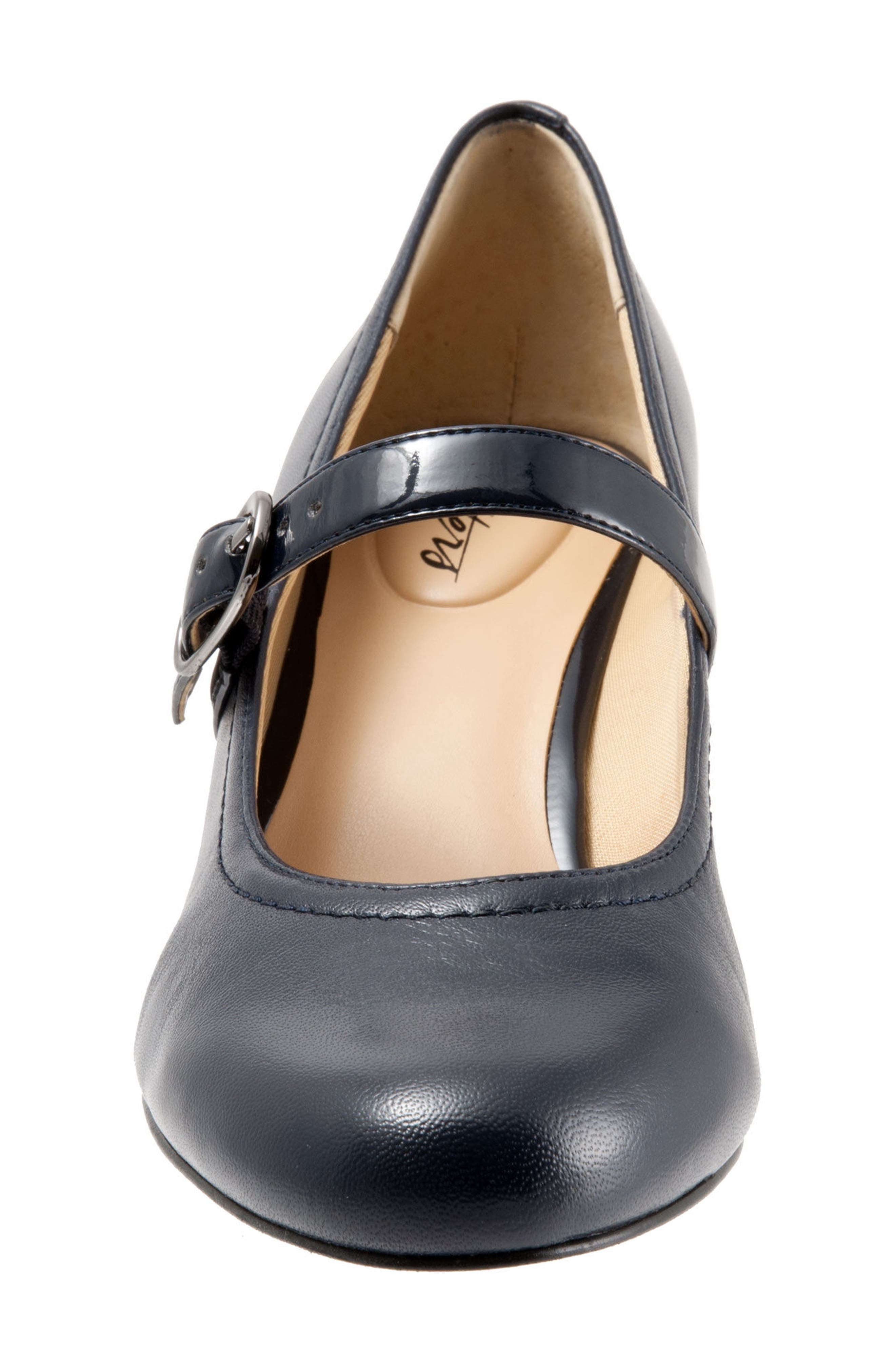 'Candice' Mary Jane Pump, Alternate, color, NAVY LEATHER