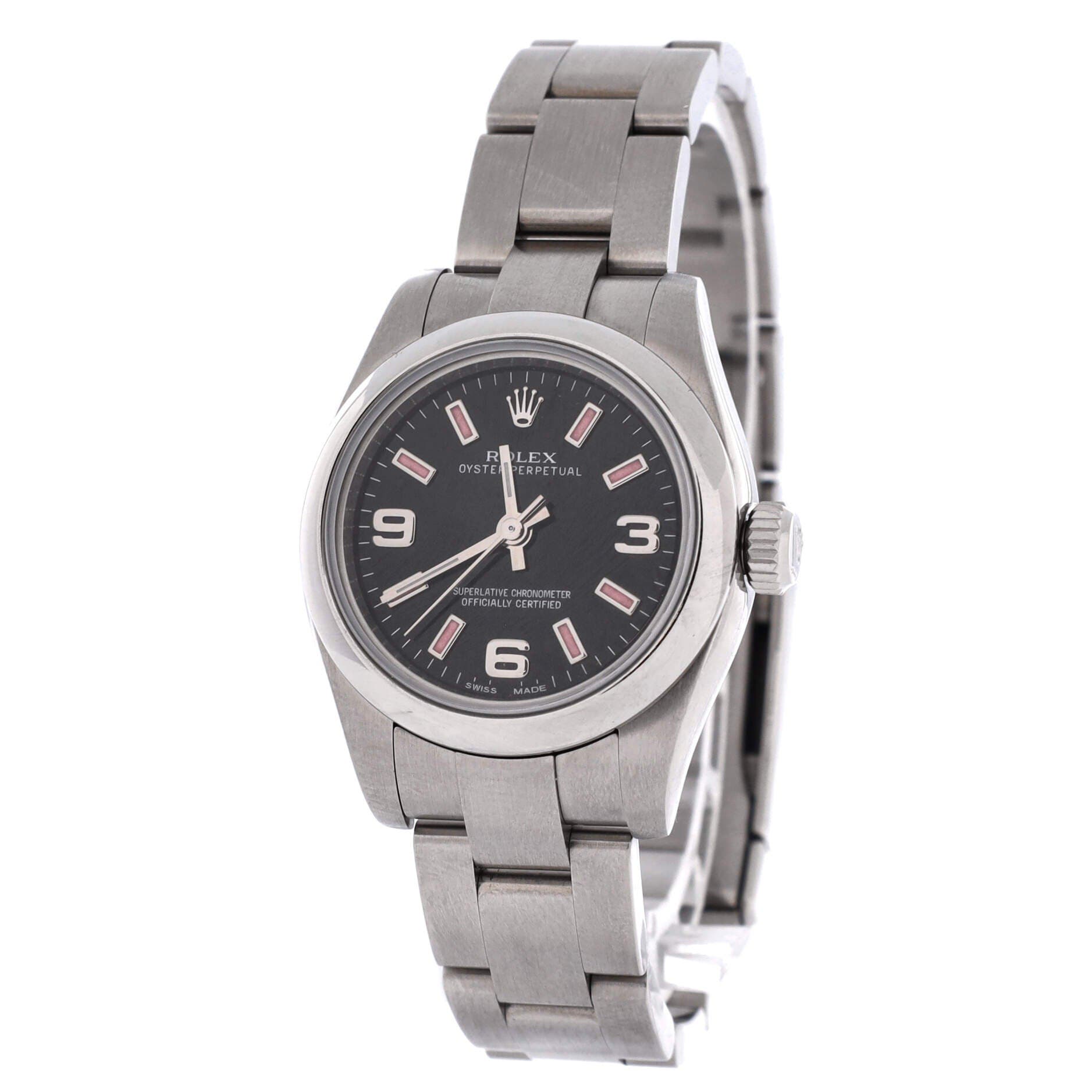 Oyster Perpetual Automatic Watch Stainless Steel 26, Alternate, color, Metallic Silver