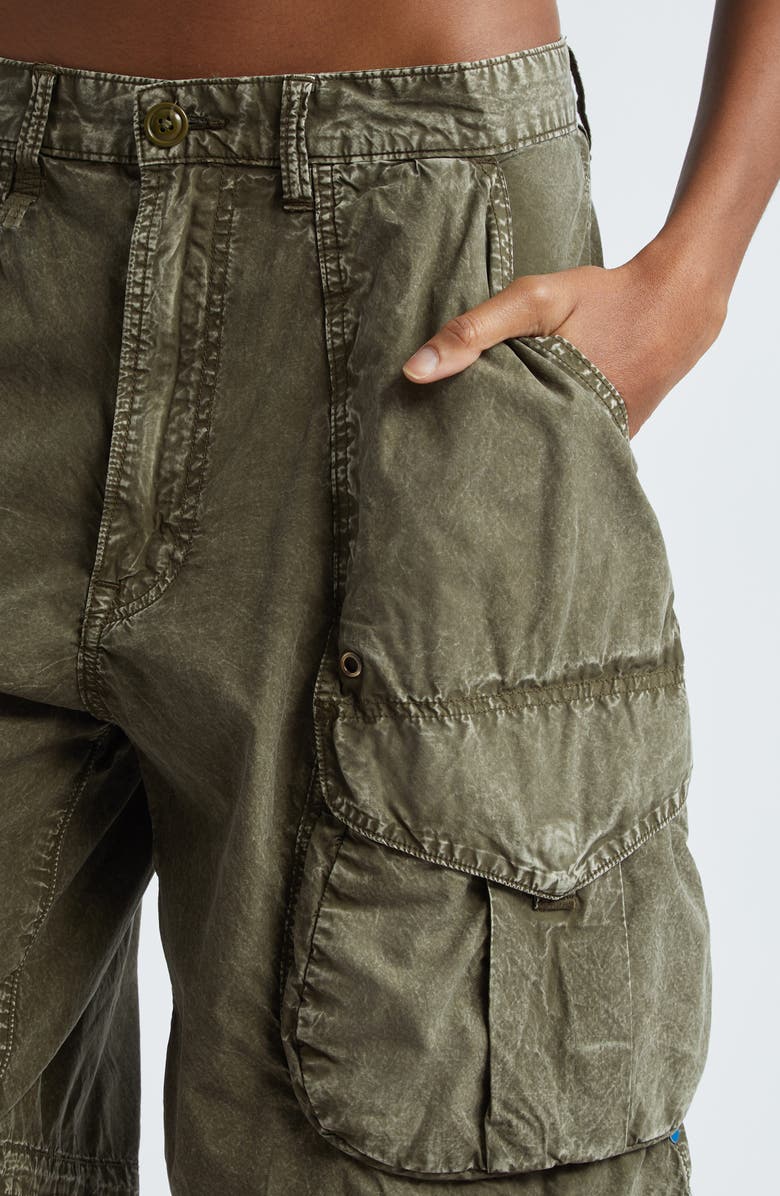R13 Relaxed Cotton Cargo Shorts, Alternate, color,