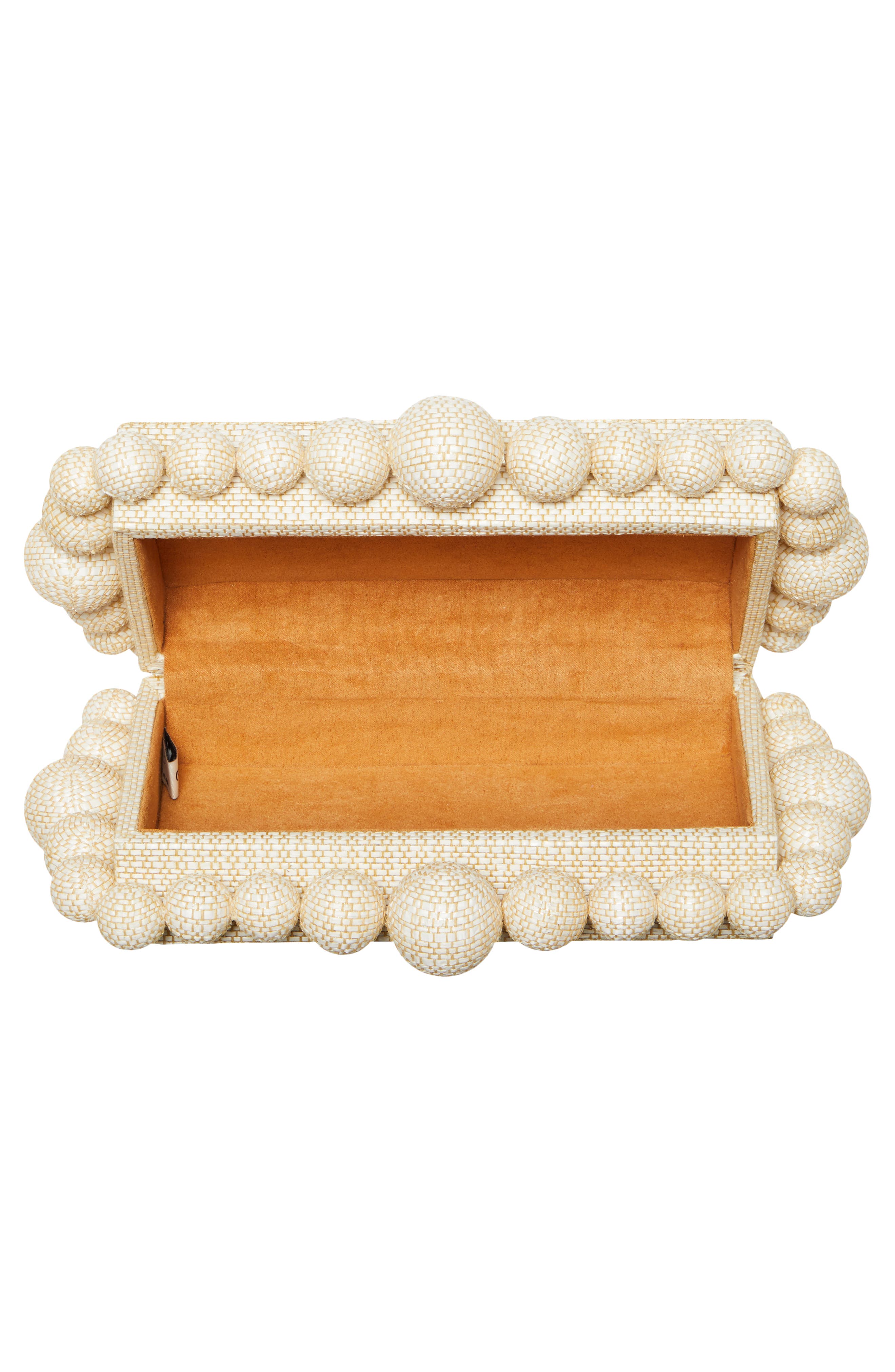 Cult Gaia Eos Beaded Box Clutch, Alternate, color, 