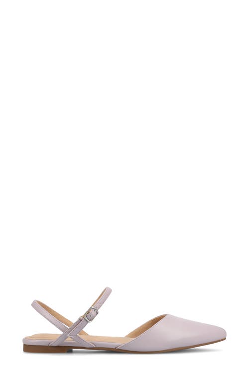 Journee Collection Martine Supernatural Shades Slingback Flat In Lilac